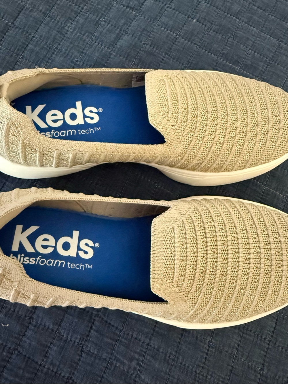 Keds BlissWalk Knit Slip-On / Loafer 7W. Very Good Condition.